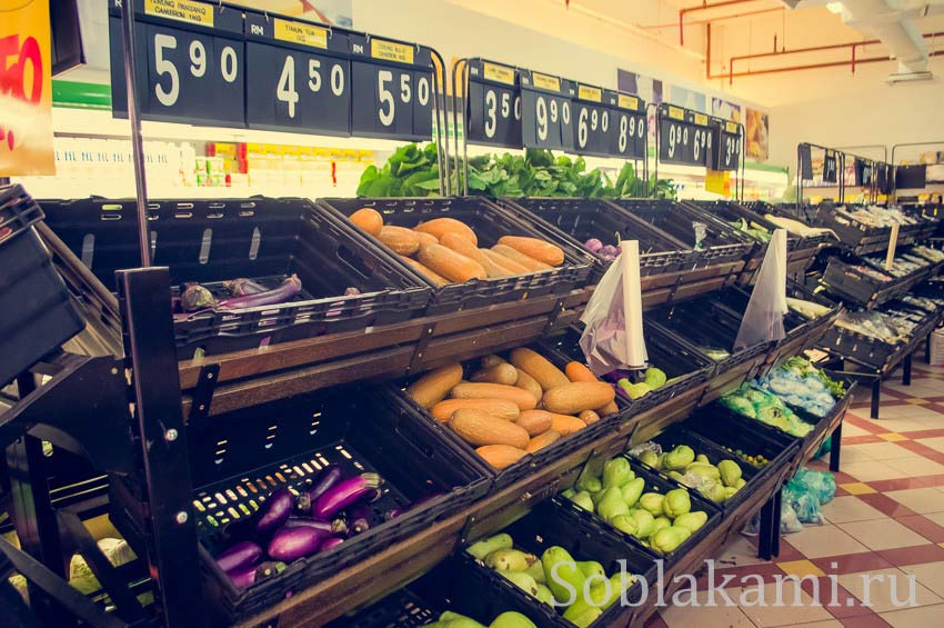 Где купить еду на острове Лангкави: магазины, супермаркеты, рынки