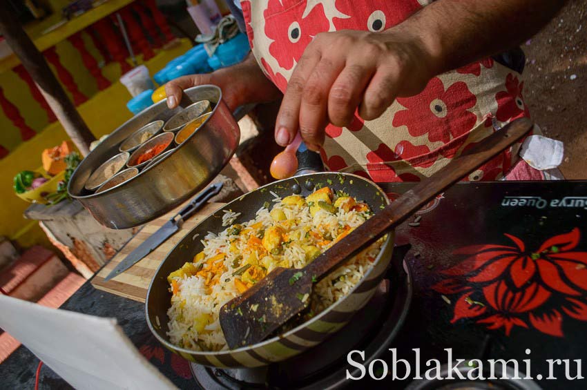 Индийский рис бирьяни: рецепт с фото