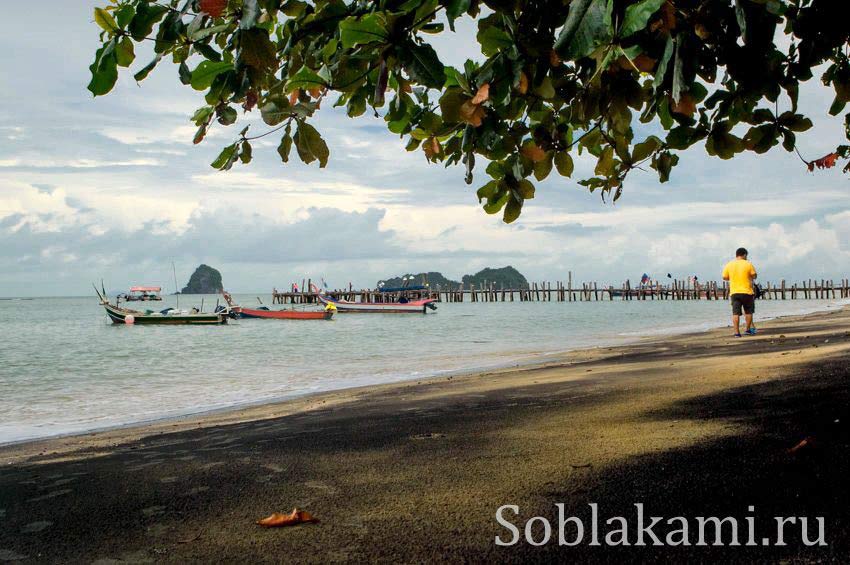 Черный пляж на Лангкави, Black Beach Langkawi