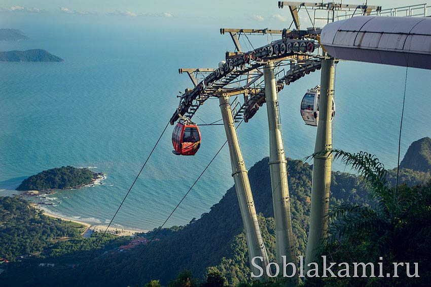 канатная дорога на острове Лангкави, Langkawi Cable Car, Sky Bridge