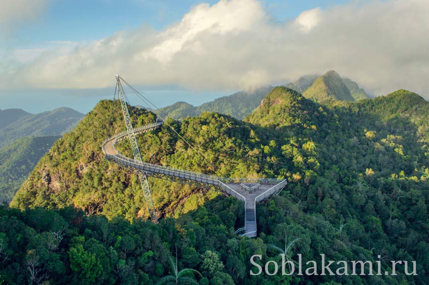 канатная дорога на острове Лангкави, Langkawi Cable Car, Sky Bridge