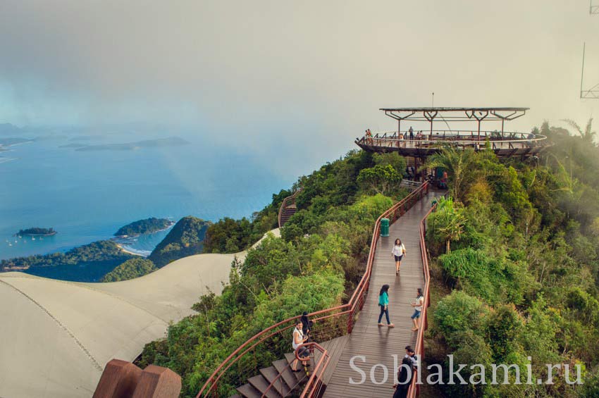 канатная дорога на острове Лангкави, Langkawi Cable Car, Sky Bridge