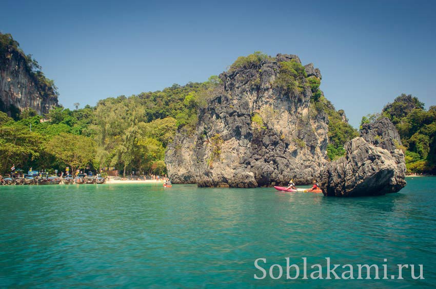 Hong and Paradise islands, Krabi, острова Хонг и Парадайз в Краби