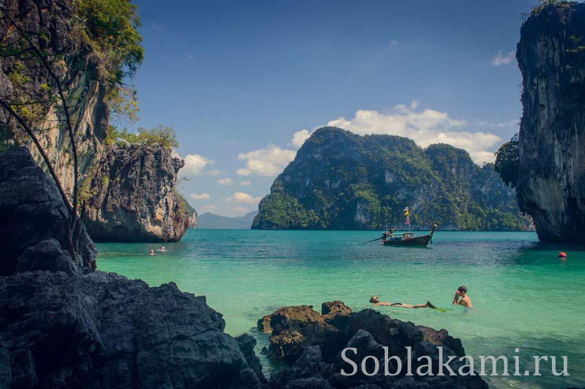 Hong and Paradise islands, Krabi, острова Хонг и Парадайз в Краби