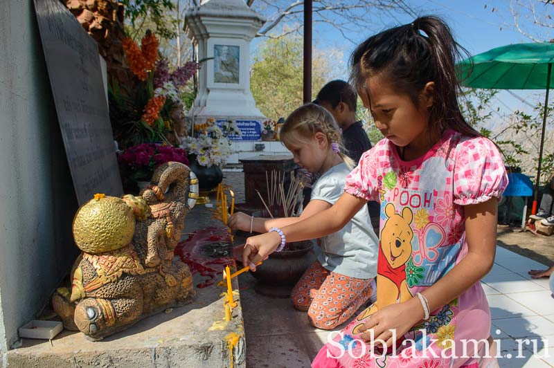 пещеры и горячие источники возле Чиангмая, Таиланд, фото